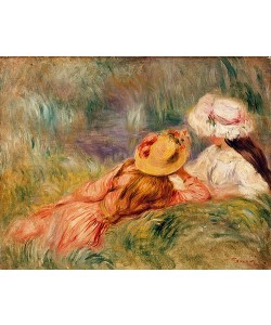 Pierre-Auguste Renoir, Junge Mädchen am Wasser (Jeunes Filles au Bord de l'Eau. Um 1893