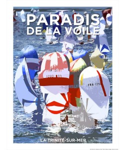 Philip Plisson, Affiche La Trinité sur Mer Paradis de la Voile