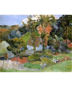Paul Gauguin, Landschaft in Pont-Aven. 1888