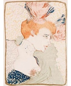 Henri de Toulouse-Lautrec, Mademoiselle Marcelle Lender En Buste. 1895