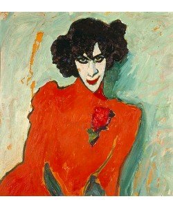 Alexej von Jawlensky, Bildnis des Tänzers Alexander Sacharoff, 1909.