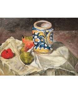 Paul Cézanne, Stilleben mit italienischer Fayence. 1872-73