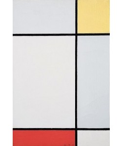 Piet Mondrian, Komposition mit Gelb und Rot. 1927