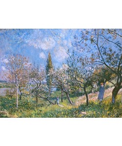 Alfred Sisley, Der Baumgarten. 1881.