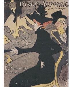 Henri de Toulouse-Lautrec, Plakat Divan Japonais, 75 Rue des Martyres.