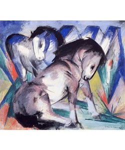 Franz Marc, Zwei Pferde. 1913