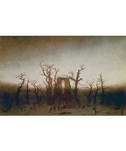 Caspar David Friedrich, Die Abtei im Eichwald. 1809/10