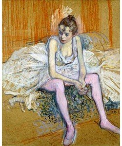 Henri de Toulouse-Lautrec, Sitzende Tänzerin. 1890