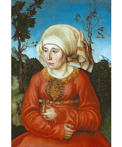 LUCAS CRANACH Der Ältere, Bildnis der Frau eines Rechtsgelehrten. 1503