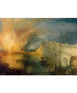 Joseph Mallord William Turner, Der Brand des Parlamentsgebäudes.