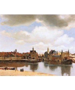Jan Vermeer van Delft, Ansicht der Stadt Delft. Um 1660