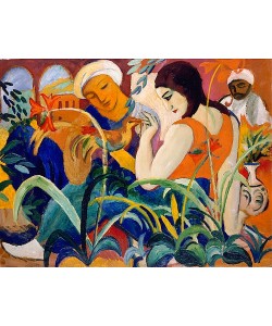 August Macke, Orientalische Frauen. 1912