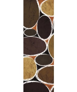 Kristin Emery, WARM OVALS BROWN I