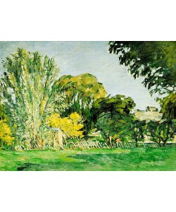 Paul Cézanne, Bäume im Park von Jas de Bouffan.