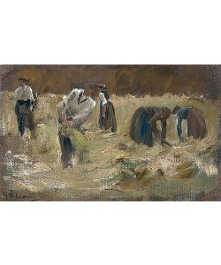 Max Liebermann, Getreideernte. 1874