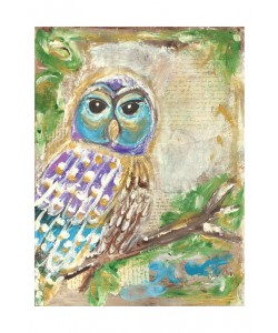 Erin Butson, PURPLE BLUE OWLS I
