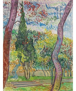 Vincent van Gogh, Der Park des Hospitals Saint-Paul. 1889