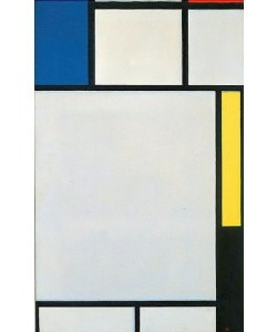Piet Mondrian, Komposition in blau, rot, gelb und schwarz. 1922