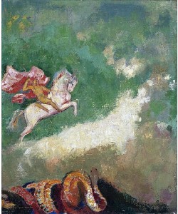 Odilon Redon, Der Heilige Georg mit dem Drachen. 1910