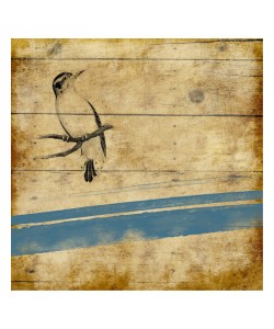 Jace Grey, WOOD BIRDS STRIPE II