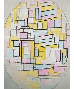 Piet Mondrian, Ovale Komposition. 1914