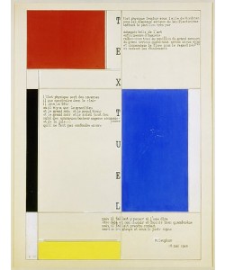 Piet Mondrian, Textuel. (Text von M. Seuphor). 1928