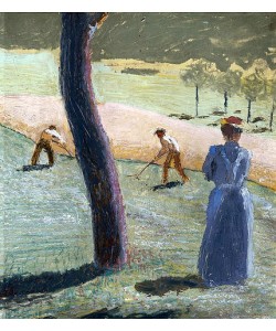 August Macke, Arbeiter auf dem Feld bei Kandern. 1907