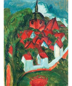 Ernst Ludwig Kirchner, Burg auf Fehmarn. 1912