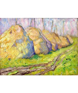 Franz Marc, Schilfhocken. 1909