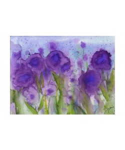 Beverly Dyer, WILDFLOWER IN PURPLE