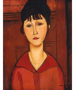 Amadeo Modigliani, Portrait eines junges Mädchens. 1916