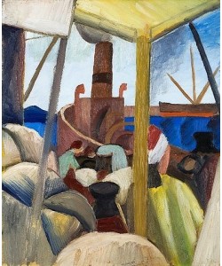 August Macke, Hafen in Tunis. 1914