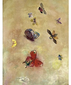 Odilon Redon, Papillons (Schmetterlinge). 1913