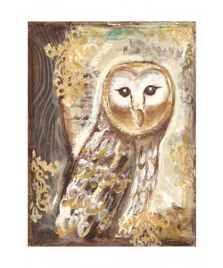 Erin Butson, BROWN CREAM GOLD OWLS I
