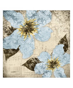 Diane Stimson, FLORA SYMPHONY LIGHT BLUE II