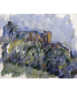 Paul Cézanne, Das schwarze Haus (Le Chateau Noir). Um 1904