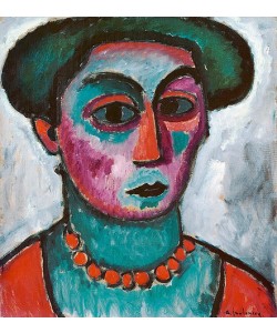 Alexej von Jawlensky, Frauenkopf. Um 1912