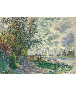 Claude Monet, Das Seine-Ufer bei Petit-Gennevilliers. 1875
