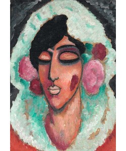 Alexej von Jawlensky, Spanierin mit gschlossenen Augen. Um 1913