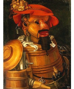 Giuseppe Arcimboldo, Der Kellner. 1574