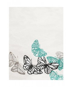 Jace Grey, BUTTERFLIES TURQUOISE I