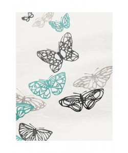 Jace Grey, BUTTERFLIES TURQUOISE II