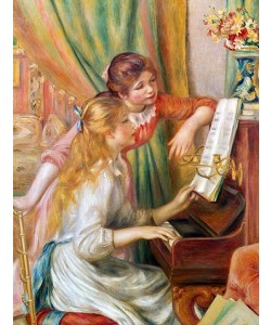 Pierre-Auguste Renoir, Junge Mädchen am Klavier. 1892
