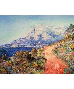 Claude Monet, Die rote Straße in der Nähe von Menton. 1884