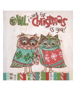 Erin Butson, CHRISTMAS OWL I