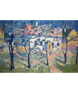 Kasimir Malewitsch, Frühling - blühender Garten. 1904