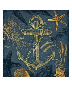 Jace Grey, NAUTICAL GOLD ANCHOR