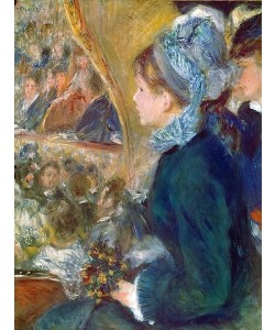 Pierre-Auguste Renoir, Im Theater (La Première Sortie). 1876-77
