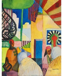 August Macke, Im Bazar. 1914