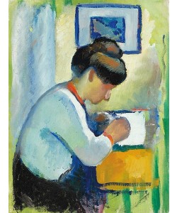 August Macke, Schreibende Frau. 1910